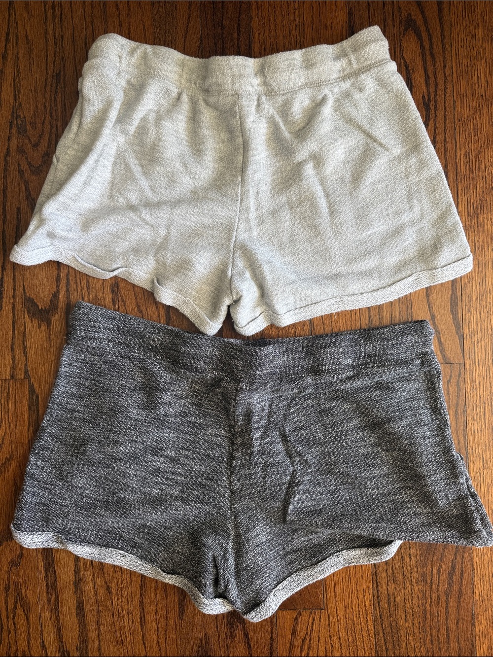Mossimo Supply Co. Knit Drawstring Lounge Shorts - Light Gray & Dark Gray - Picture 5 of 5